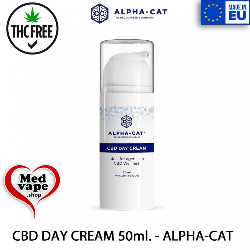 DAY CREAM - 7% HEMP SEED OIL - ALPHA-CAT MEDVAPE COSMETICS